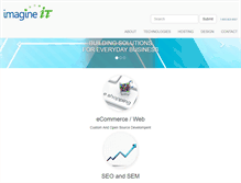 Tablet Screenshot of imagine-it.net